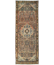Distressed Muted Tribal Handmade 4X10 Semi Antique Oriental Runner Rug Carpet picture
