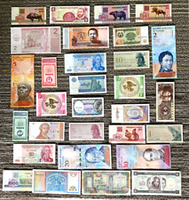 30 DIFFERENT Banknotes UNC Crisp Currency Foreign World Paper Money picture