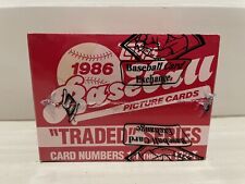 1986 Topps Traded Baseball Set BBCE Wrapped FASC (From A Sealed Case) Bonds & Bo picture