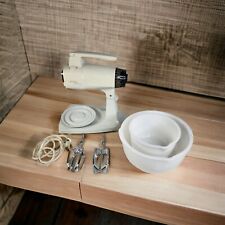 Sunbeam Deluxe Automatic Mixmaster  with original Glassbake Glass Bowls picture