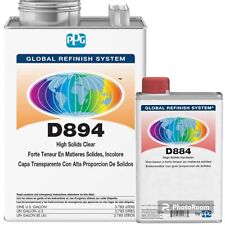 D894  PPG Global Refinish System High Solids Clear Gallon, D884 Hardener Qt picture