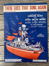 VTG 1944 There Goes That Song Again Sheet Music From Carolina Blues Movie picture