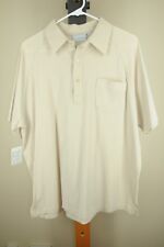Vintage Palmland Men's Beige Cotton Polyester 60's Casual Shirt XL Xlarge picture