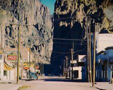 Color 8x10 of Main St. in Creede Colorado, Circa 1939. picture