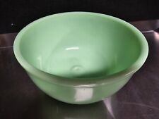 Vintage Jadeite Green Glass Large Mixing Bowl 9
