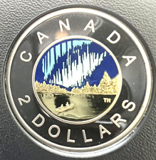 SALE 2017 Canada LIMITED EDITION Uncirculated Colored Proof Toonie BEAUTIFUL  picture