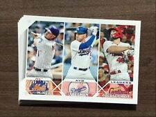 2023 Topps Series 1 AL/NL League Leaders Complete Set ~ 10 cards picture