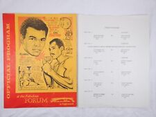 Vintage 1973 Muhammad Ali VS Ken Norton Forum Official Program Includes All Bout picture