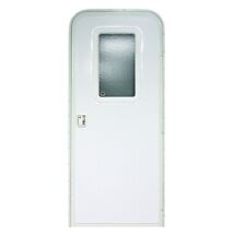 Lippert V000040165 RV Right Hinge Radius Entry Door with Screen Door - 28