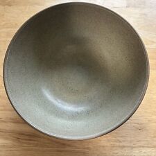 Heath Ceramics Bowl Large Serving Speckled Sage Green CA Vintage EUC RARE 10