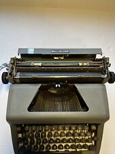 Vintage Typewriter- '50 Royal Quiet Deluxe with Carry Case, Gray keys picture