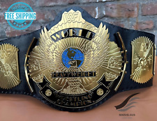 New Winged Eagle Championship Wrestling Replica Title Belt Brass 4MM Adult size picture