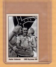 JUNIOR JOHNSON, '60 DAYTONA 500 WINNERS CIRCLE CARD #2 CHEVY EARLY NASCAR / NM+ picture