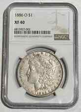 1886 O Morgan Silver Dollar NGC XF-40 picture