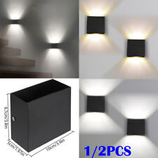 2PCS 6W Modern Led Wall Lights Up Down Cube Sconce Fixture Lamp Lighting Indoor picture