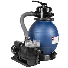XtremepowerUS Sand Filter for Above-Ground w/ Pool Pump 6-Way Valve Media Filter picture