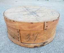 Antique Vintage Primitive Rustic Bent Wood Cheese Pantry Box Country Farm House picture