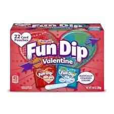 Lik-m-aid Fun Dip Candy -Magically Change Colors with 22 Card Pouches BB 03/2025 picture