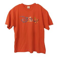 Disney Store vintage tshirt mens XL Xlarge orange Fantasia mickey mouse short sl picture