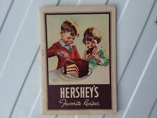 Vintage 1937 Hershey's Fav Recipes Cookbook Booklet Advertise Eph History Collec picture