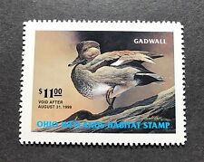 WTDstamps - Ohio #OH17 1998 - State Duck Stamp - Mint OG NH picture
