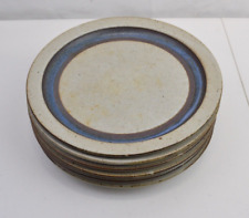 Set x6 Dinner Plates Vintage Hand Crafted Otagiri Japan Horizon Stoneware 10.5'' picture