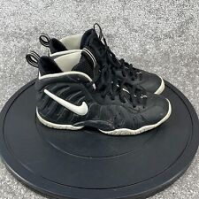 Nike Shoes Boy's Size 5Y Little Posite Waterproof Lace Up Black White Leather picture