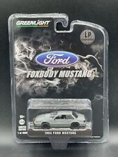 GREENLIGHT 1993 Ford Mustang 5.0 LX Coupe Destroyer Gray Drag LP Diecast 1:64 picture
