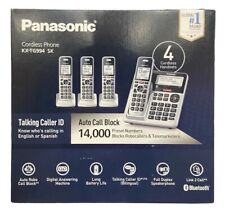 NEW Panasonic KX-TG994 SK DECT 6.0 Bluetooth 4-Cordless Handset Phone Bundle picture
