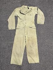WWII US Army Air Force USAF Summer Flying Suit Made By Debway Hats Size 38L picture