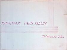 RARE  PAINTINGS...PARIS SALON - JOHN WANAMAKER GALLERY - PHILADELPHIA - 1931 picture