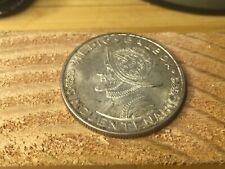 1953 PANAMA 1/2 BALBOA - Low Mintage Silver Coin - Lot # 1121E picture