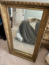 French Antique Gilded Gold Mirror picture