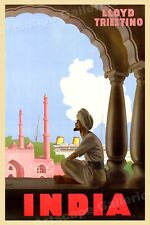 1940s Visit India - Vintage Style Travel Poster - 20x30 picture