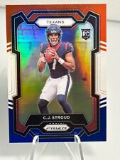 2023 Panini Prizm Football CJ Stroud Red White Blue ROOKIE CARD SP picture