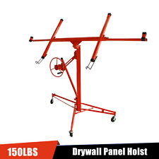 11FT Drywall Rolling and Panel Hoist Sheetrock Plasterboard Jack Lifter Tool picture