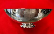 Vintage Webster Wilcox Silver Plate Oblong Serving Bowl - Footed picture