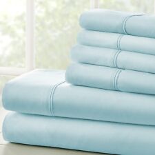 Luxury 6PC Sheets Set Comfort by Kaycie Gray Hotel Collection picture