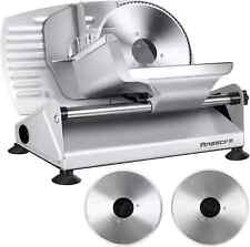 200W Electric Meat Slicer Commercial Blade Jerky Deli Cheese Food Cutter Kitchen picture