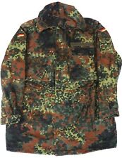 German Bundeswehr Flecktarn Camo Military Parka Jacket with Hood Camouflage picture