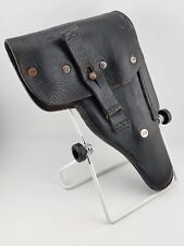 Original German Post WW2 Luger P08 Pistol Gun Leather Holster. Very Good Cond. picture