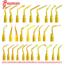 Dental Piezo Scaler Ultrasonic Bone Surgery U Tips Fit NSK Woodpecker US-II LED picture