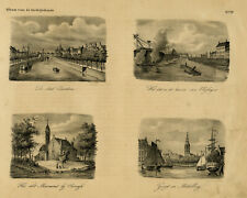 Antique Print-TOPOGRAPHY-VLISSINGEN-ZIERIKZEE-RENESSE-MIDDELBURG-Anonymous-1841 picture