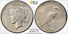 U.S. 1927 PEACE DOLLAR PCGS CLEANED - UNC DETAIL picture