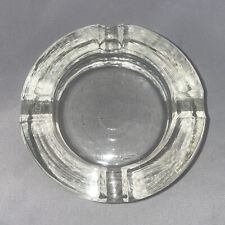 STUNNING Vintage INDUSTRIA ARGENTINA Art Deco Glass Ashtray Very Thick & Heavy picture