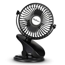 SkyGenius Battery Operated Stroller Fan, Rechargeable USB Powered Mini Clip o... picture