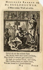 Antique Profession Print-SCULPTOR-SCULPTURE-Luyken-1704 picture