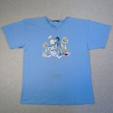 Vintage Disney Shirt Adult Extra Large Pooh Eeyore Flower Graphic Logo V Neck picture