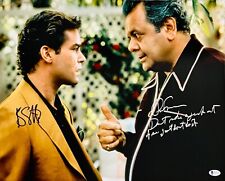 Paul Sorvino Quote Ray Liotta Signed 16x20 Goodfellas Photo Beckett BAS Witness picture