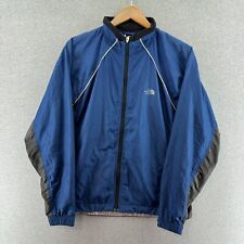 Vintage The North Face Mens Jacket Blue Medium Lightweight Windbreaker Full Zip picture